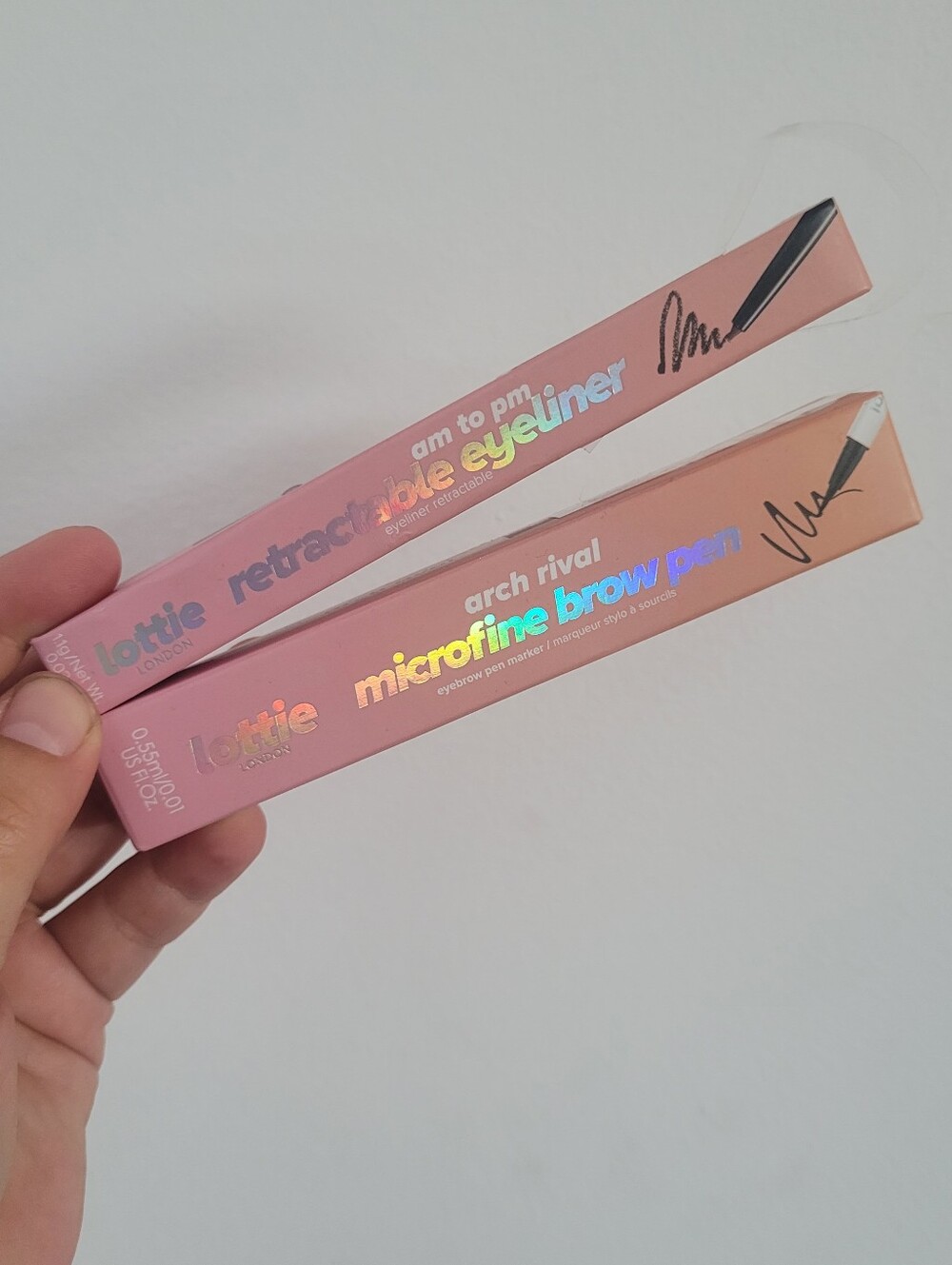 lottie retractable eyeline and microfine brow pen